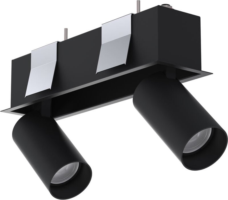 Mono-Scheinwerfer 2 Gu10 R50 Schwarz Nowodvorski 10460