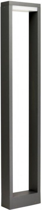 Außen-Gartenpfostenleuchte 80 cm LED 7W dunkelgrau IP54 SU-MA Form YB19502