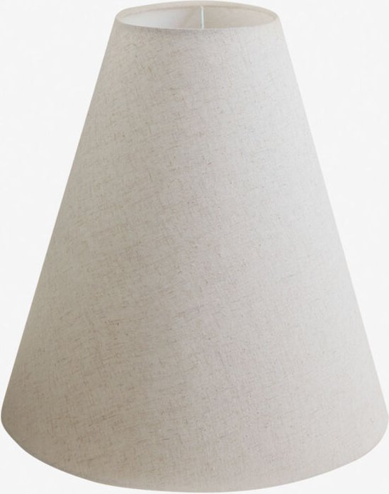 Lampenschirm aus granatrotem Leinen und Baumwolle Ø40 cm - Sklum