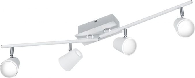 Arm-Deckenleuchte mit 4 verstellbaren Narcos White Spotlights Trio Lighting