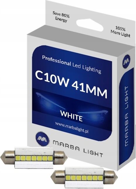 C10W 41MM LED-RÖHRE ML41TRW WEISSE Glühbirnen