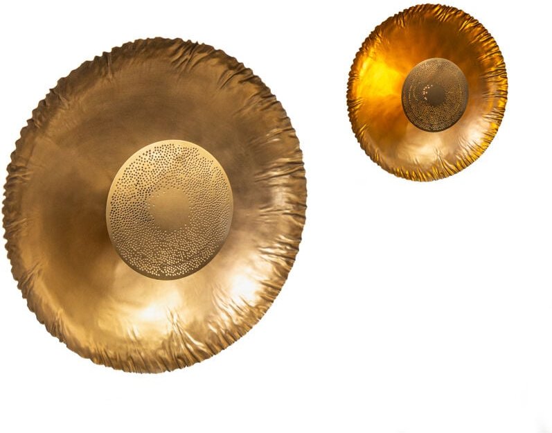 Antike goldene Wandleuchte aus Metall E27/220-240V 14x49x49cm