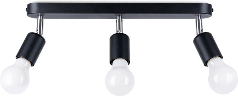 Soreno 3 E27 Deckenleuchte Schwarz Lumilo 11.135.22