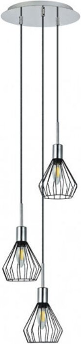 Fabrilamp - Kreisförmige Lampe de 3 Pendelleuchten san petesburgo chrom