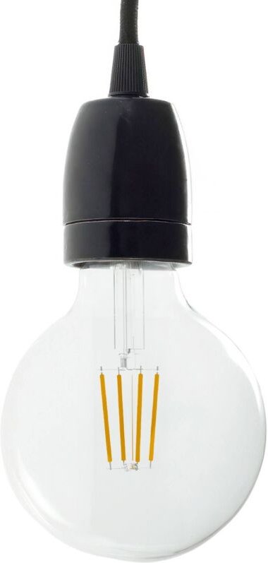 Creative Cables - Creative-cables italia porzellanfassung e27 schwarz kplpner