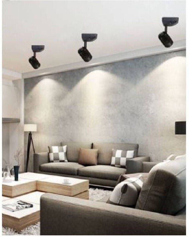 Thumbnail - Trade Shop Traesio - Trade Shop - applique soffitto led cob 11 w faretto proiettore luce 3000K 6500K 4000K F11W-H -