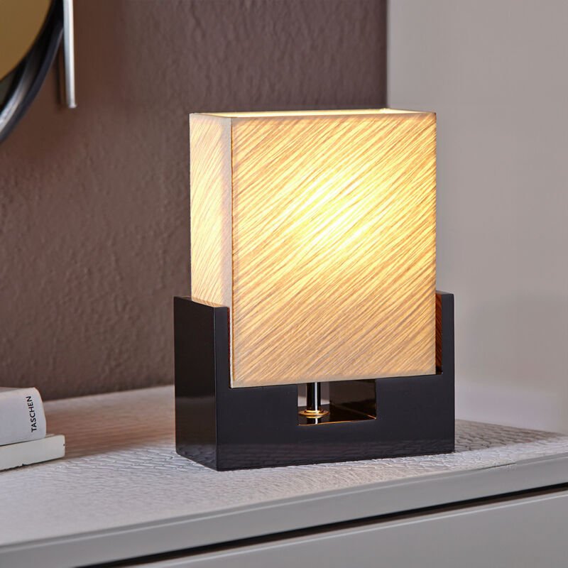 Tischleuchte klein (B) 10 x (L) 15 x (H) 25 cm Beistelllampe E14 Tischlampe