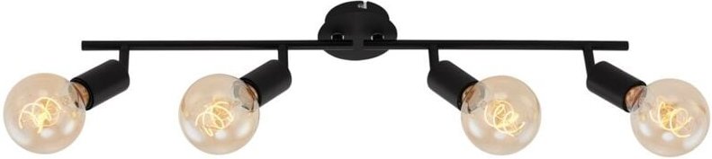 Briloner - Deckenleuchte Deckenspot Schwenkbar drehbar 4xE27 60W schwarz Metall