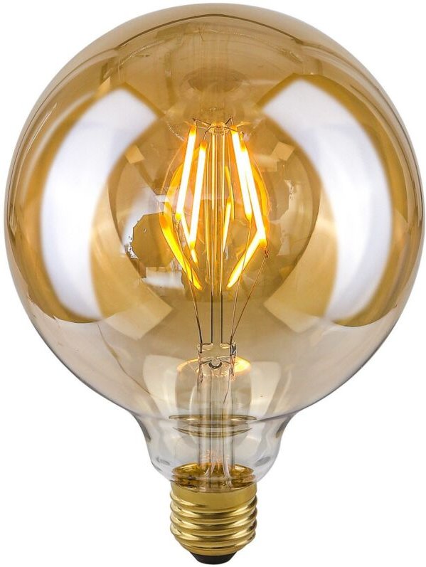 Retro-LED-Glühbirne E27 4W 2200K G125 Bernstein LDSG125A G125 Italux