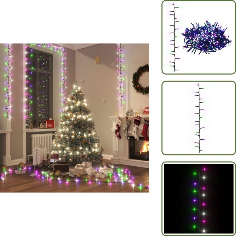 LED-Lichterkette mit 2000 LEDs Pastell Mehrfarbig 45 m pvc - Weihnachtsdeko - LED-Lichtringe - Lichterkette - Innenbeleu...