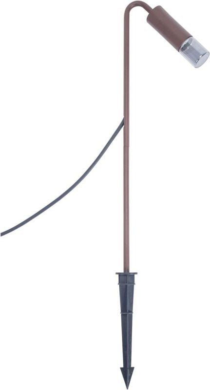 Trim baliza marrón con led blanco cálido 3000K