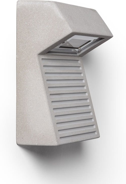 LED-Wandleuchte Außen 8W Zement Sealy Steingrau