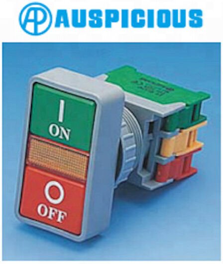 Doppelter Schlüsselschalter Rot/Grün Ein-Aus 3a/250vac Ip65 Dpb30-1-o/c