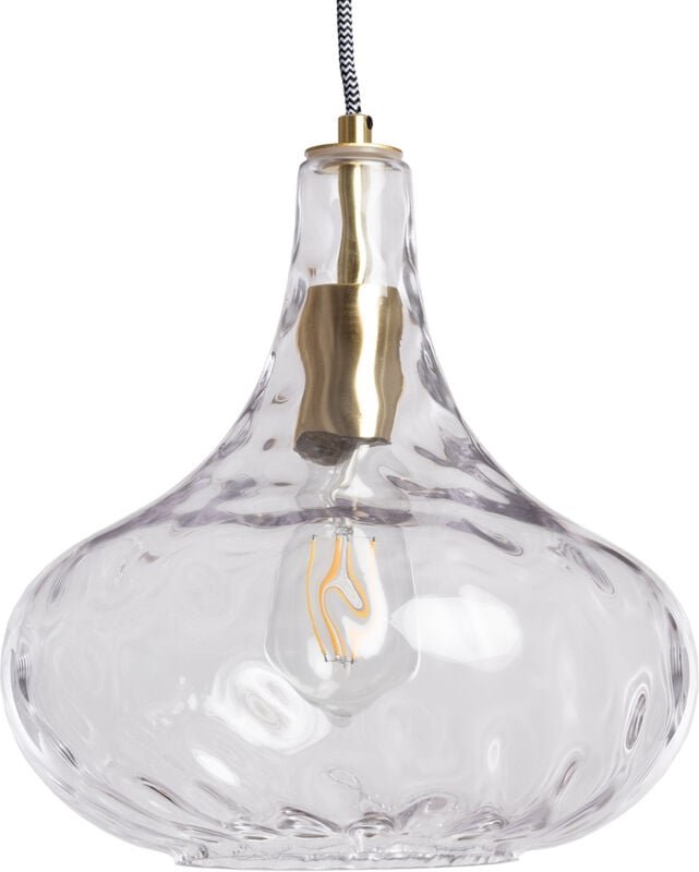 Efectoled - Pendelleuchte Glas Tassel Transparent