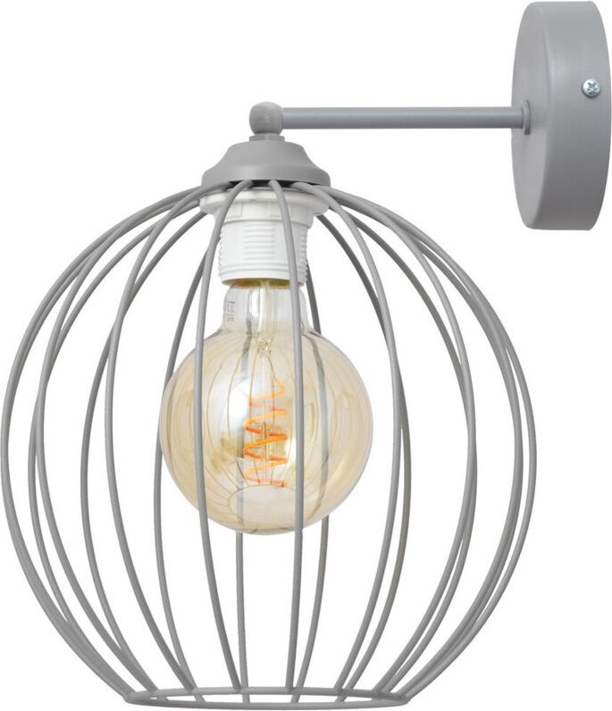 Mercure Wandleuchte Grau 26cm - Helam