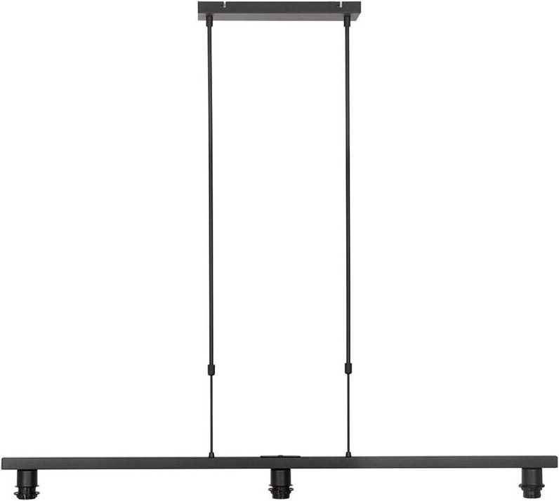 Steinhauer - hängeleuchte - Stang - schwarz - metall veloursstoff