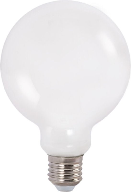 Deko led Globo Lampe "Milky"- E27 G95 - 6W - 3000K