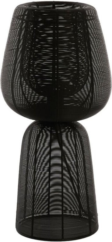 Tischlampe - Aboso - schwarz - metall - E27 - - Light&living