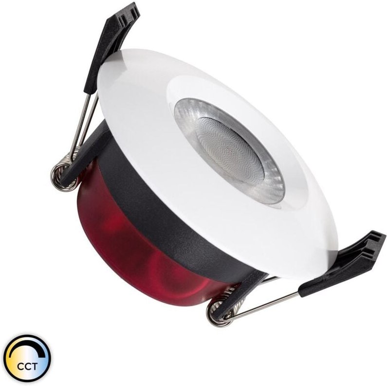 LED Downlight Einbaustrahler 8W CCT Wählbar Rund Dimmbar Waterproof IP65 Ausschnitt Ø 70 mm Wählbar (Warm-Neutral-Kalt)