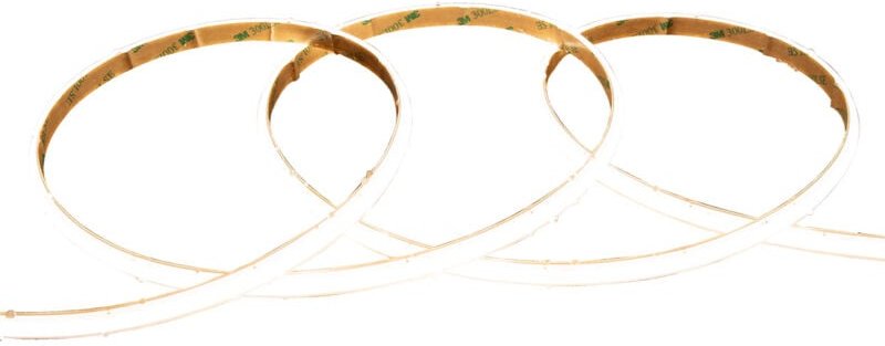 LED-Streifen Dimmbar 220V Wcob Selbstgleichrichtend 260 LED/m 15W/m 1350lm/m SILICONE FLEX Breite 10mm IP65 Schnitt 5cm ...