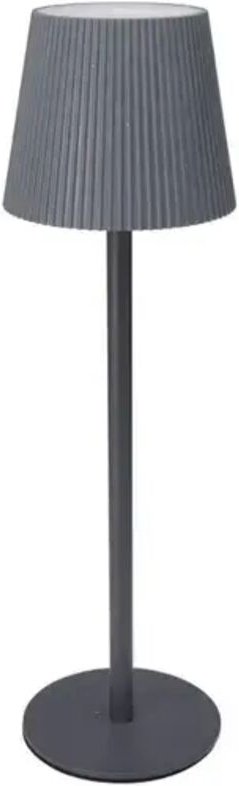 Graue LED-Tischleuchte 36 cm