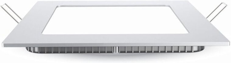 V-TAC VT-607SQ Mini quadratisches LED-Einbaupanel 6W weiß + Netzteil kaltweiß 6400K SKU 214865