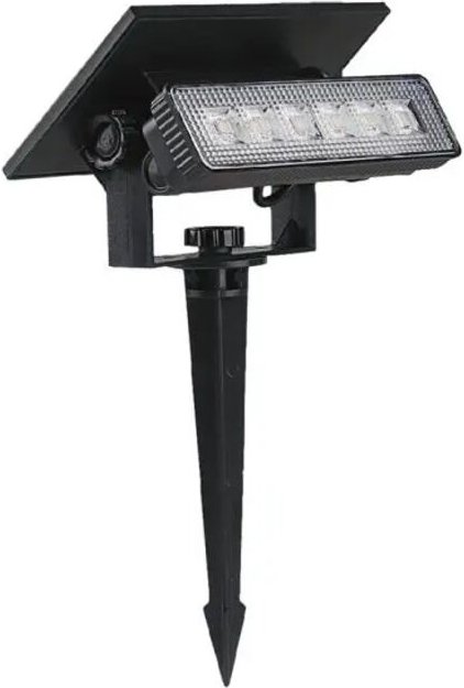Solar Gartenleuchte IP65 Wasserdicht Schwarz 80 Lumen 3000K
