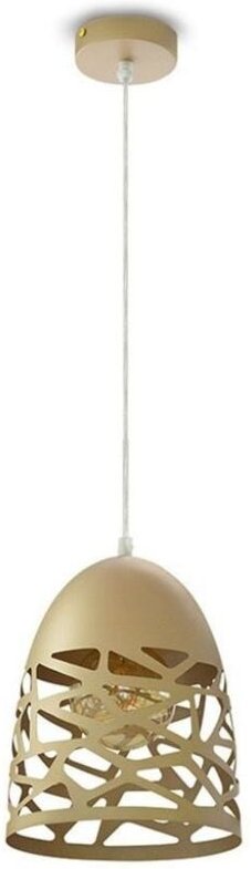 V-TAC VT-7200 Pendant Light 1MT E27 Elegant Stylish Metall Champagne Gold Ф200mm IP20 - SKU 3823