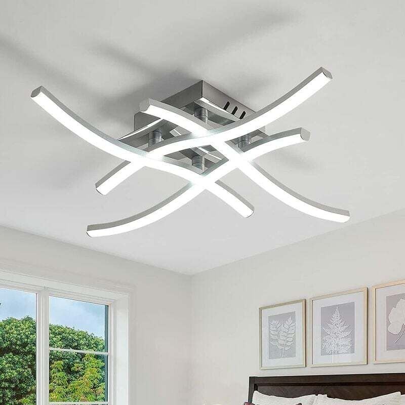 28W LED-Deckenleuchte, modernes Design, 2520 Lumen, 6000K Innenbeleuchtung, für Wohnzimmer, Schlafzimmer und Balkon.