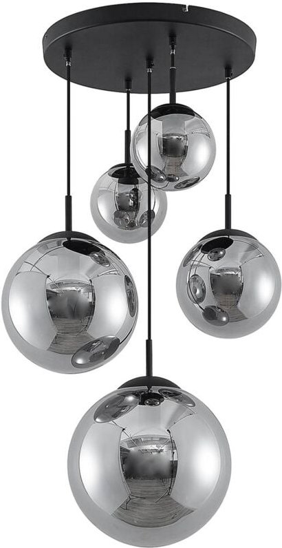 Lindby - Pendelleuchte 'Teeja' aus Glas für Wohnzimmer & Esszimmer von