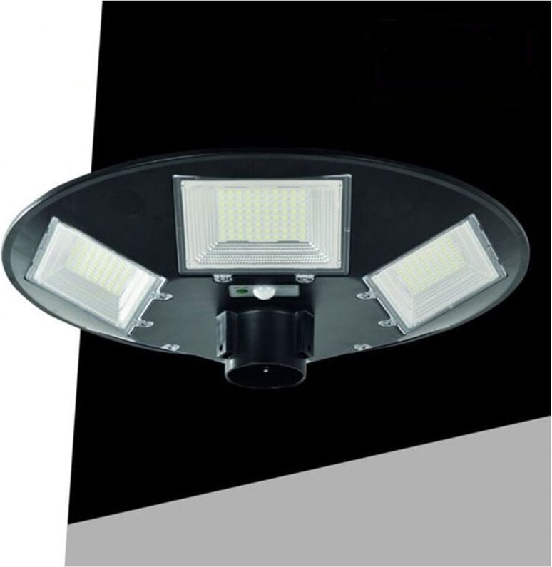 Trade Shop - copy of LAMPIONE UFO LED PANNELLO A ENERGIA SOLARE 120W 1200LM LUCE BIANCA 6500K SL-911-100-6500K -