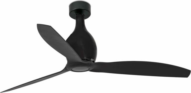 Faro Mini Eterfan Mittlerer Deckenventilator mit 3 Flügeln, Mattschwarz, Wiz Smart System