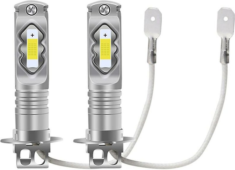 Woosien - H3-LED-Nebelscheinwerferlampe mit extrem 1200 Lumen und hohem csp 6500 k für Nebelscheinwerfer oder Tagfahrlic...