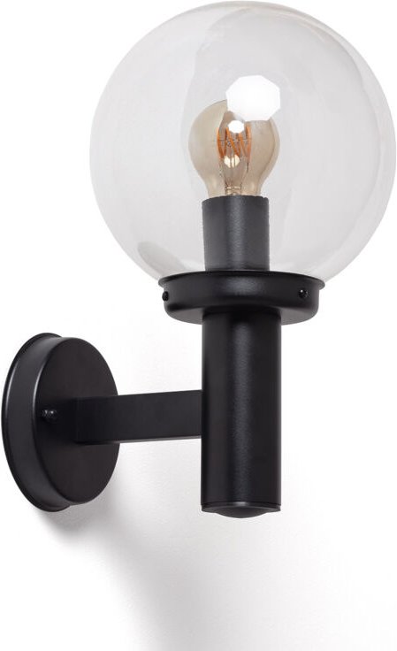 Wandleuchte für den Außenbereich Stahl Jeyko Schwarz