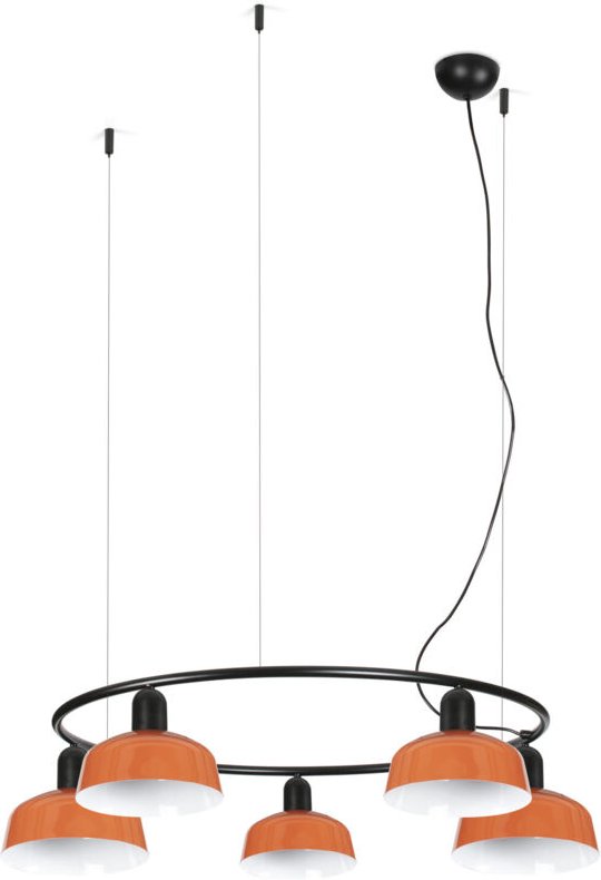 Tatawin s Hängelampe orange rot 20343-143-5L