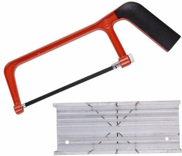 Trade Shop Traesio - Trade Shop - bügelsäge bügelsäge mit führungsstütze für mehrwinkelschnitte -