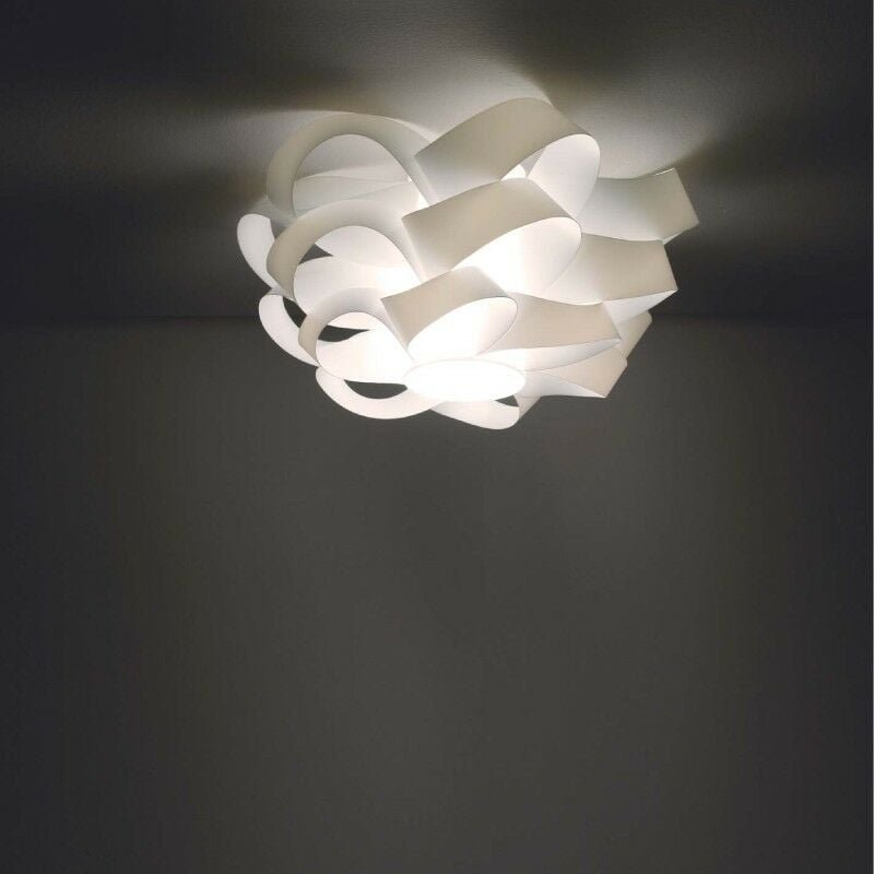 Linea Zero - cloud weiße Deckenlampe mit zwei Lichtern Durchmesser 75x h36 cm