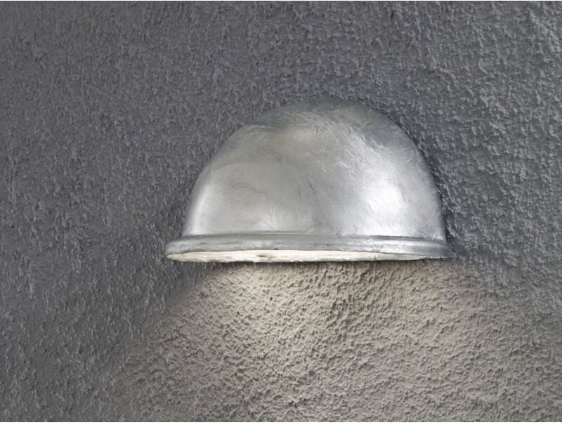 Außenwandleuchte Downlight TORINO Stahl galvanisiert, Hausbeleuchtung