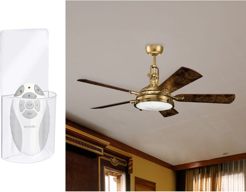 Deckenventilator mit LED Licht und Fernbedienung, Ø 142cm