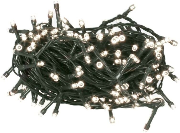Girlande mit 8 Modi mit 100 LEDs (12 m), 6500 k, 230 v, IP44