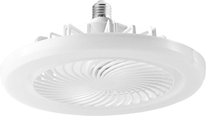 Deckenventilator mit Beleuchtung, E27 Geschlossener elektrischer Deckenventilator mit Fernbedienung und geringer Beleuch...