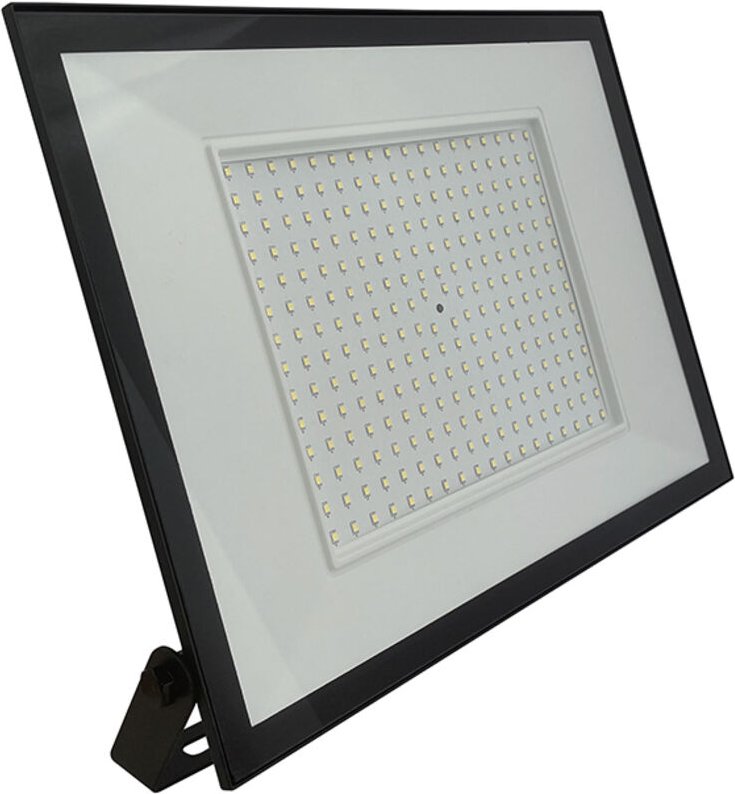 LED-Flutlicht E-Serie IP65 Wasserdicht Schwarz 200W 19200 Lumen 4000K