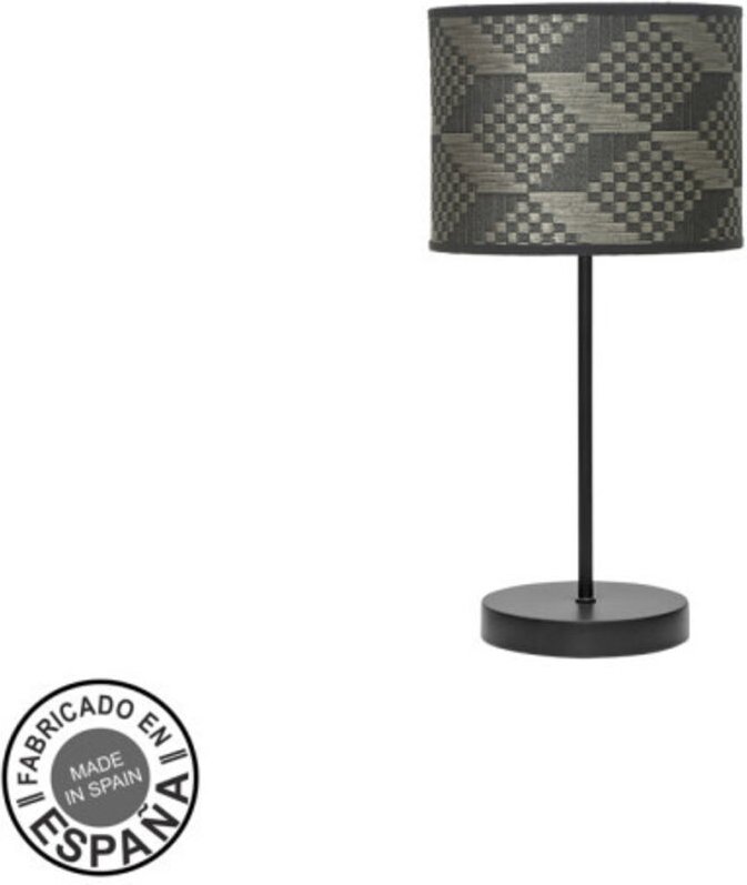 FABRILAMP Tischleuchte de Moda 1xe14 Schwarz/Tetris Grau