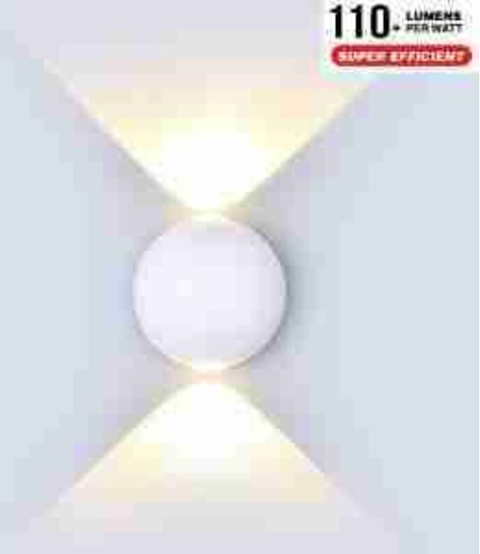 LED8301 VT-836 10W LED Wandleuchte Schwarz Gehäuse 3000K