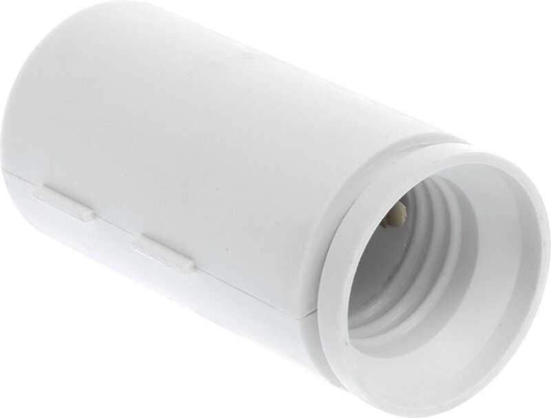 Baustandarde E27 weiß. (Einzelstück)