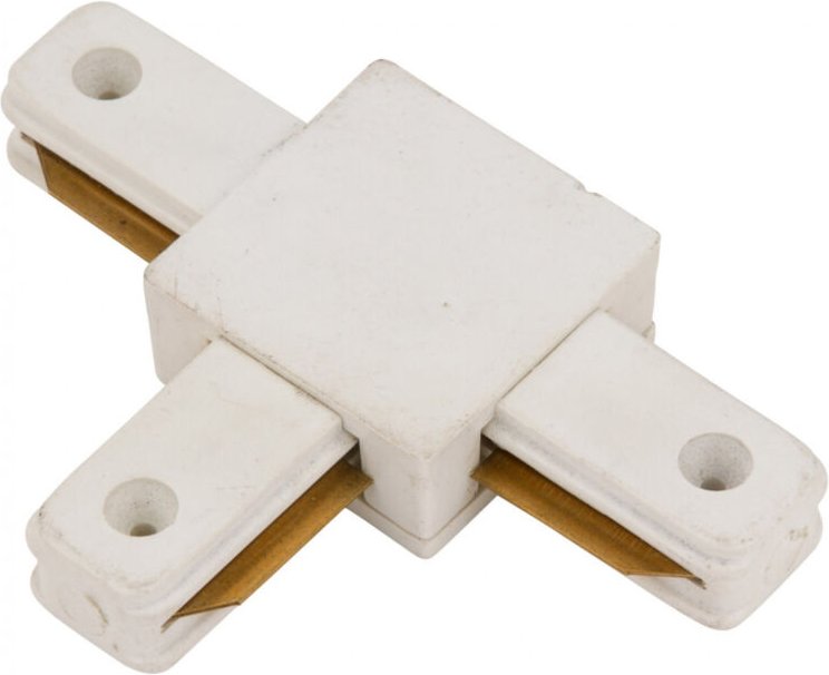 T-Stecker Einphasige Spur Weiß