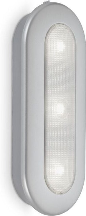 Led Push-Light, 15,2 cm, 0,4 w, Silber Briloner Leuchten