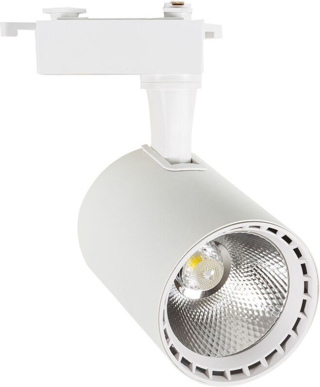 Efectoled - 1-Phasenstromschiene LED-Strahler 20W Bron Weiss 4000K Neutralweiß