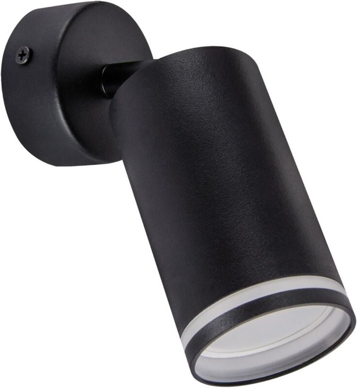 Wandlampe Aluminium verstellbar Schwarz GU10