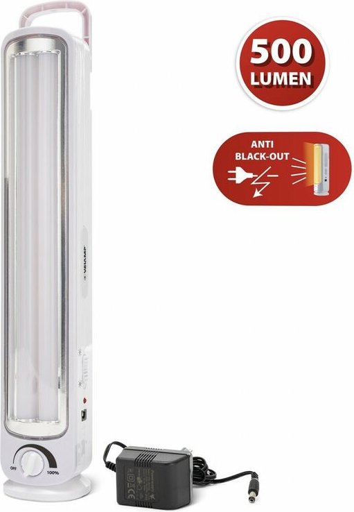 Lgvshopping - Tragbare wiederaufladbare Stromausfalllampe 2 LED-Röhren 500 Lm